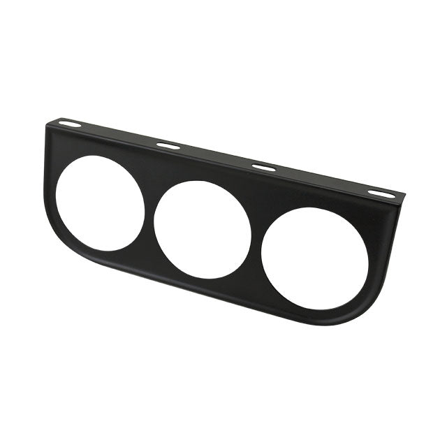 Soporte de montaje para calibre, 3 orificios, 52 mm, negro