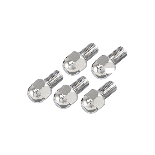 Pernos de rueda, cromados, 5 orejetas, 12 x 1,5, 5 piezas