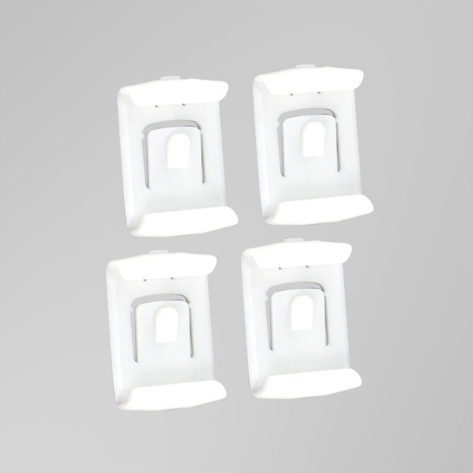 Casquillos de carril de asiento trasero, 3 puntos, 4 piezas (2 asientos)