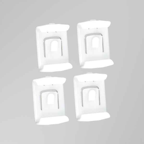 Casquillos de carril de asiento trasero, 3 puntos, 4 piezas (2 asientos)