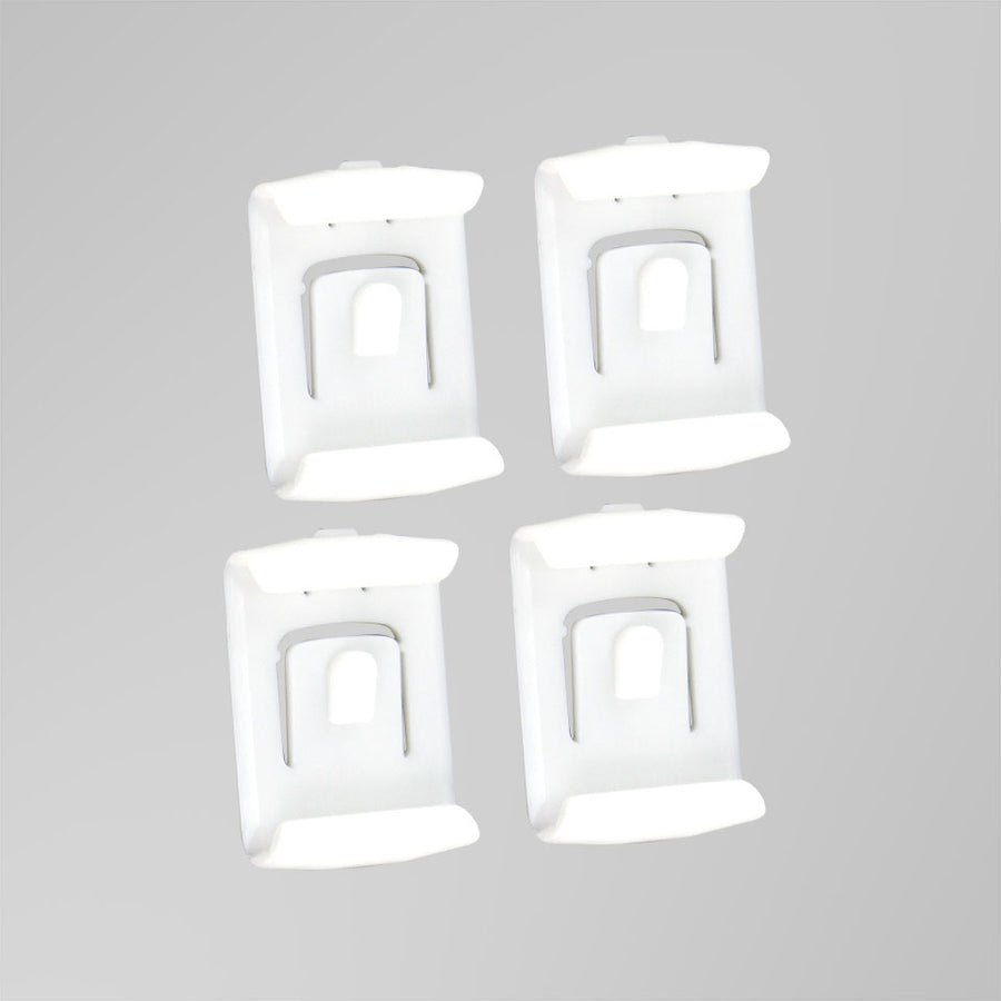 Casquillos de carril de asiento trasero, 3 puntos, 4 piezas (2 asientos)