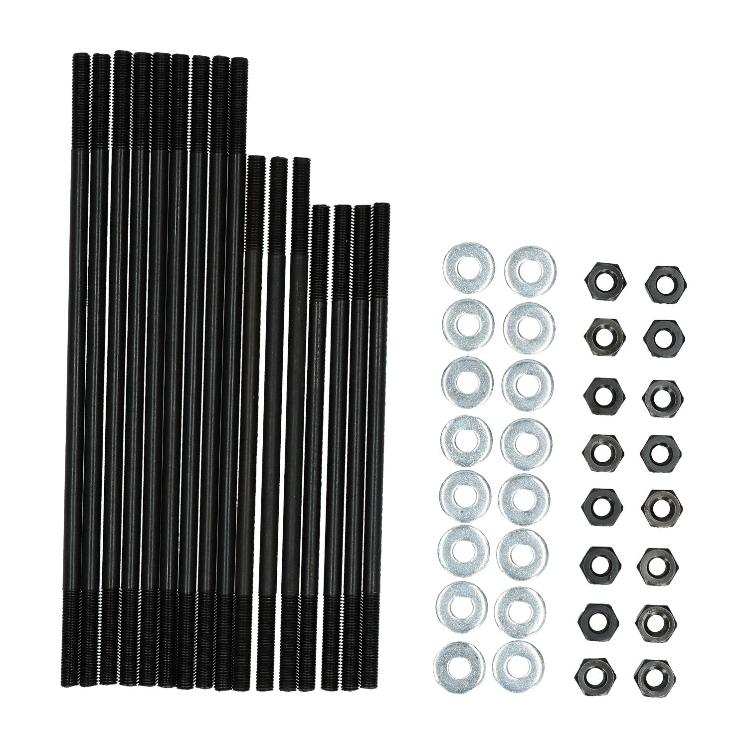 Kit de pernos cilíndricos de 8 mm estándar +1/2quot; longitud Cromo-Molibdeno