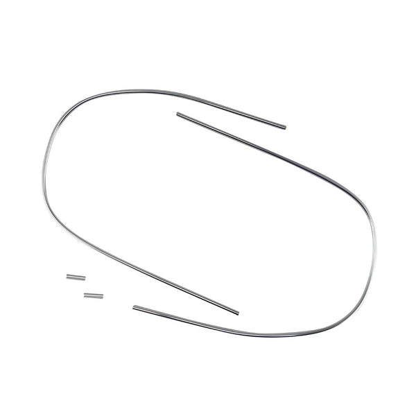 Moldura de luneta trasera convertible (borde de aluminio)