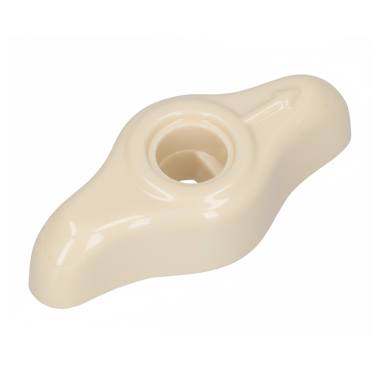 Knob fresh air box distributor flap - ivory
