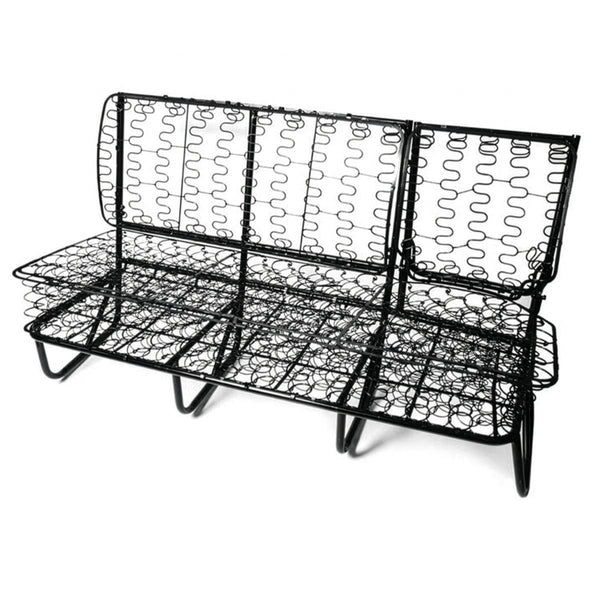 Estructura del asiento medio, lado derecho, abajo y respaldo