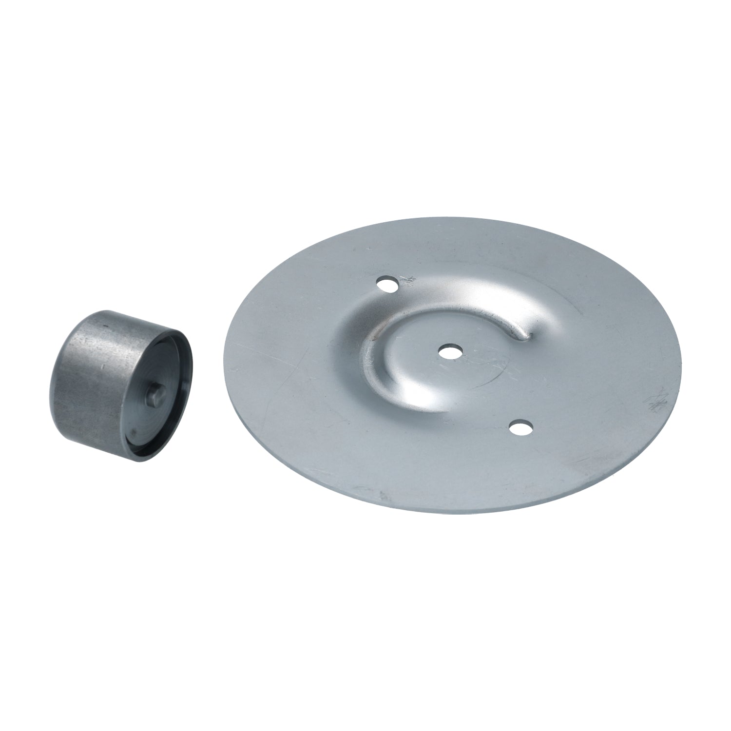 Placa de reparación del brazo de arrastre trasero