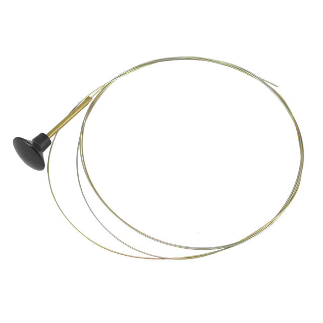 Cable interior de la tapa del motor, pomo negro