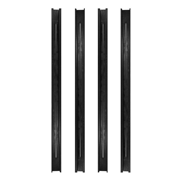 Casquillos de carril de asiento perfil T, 4 piezas