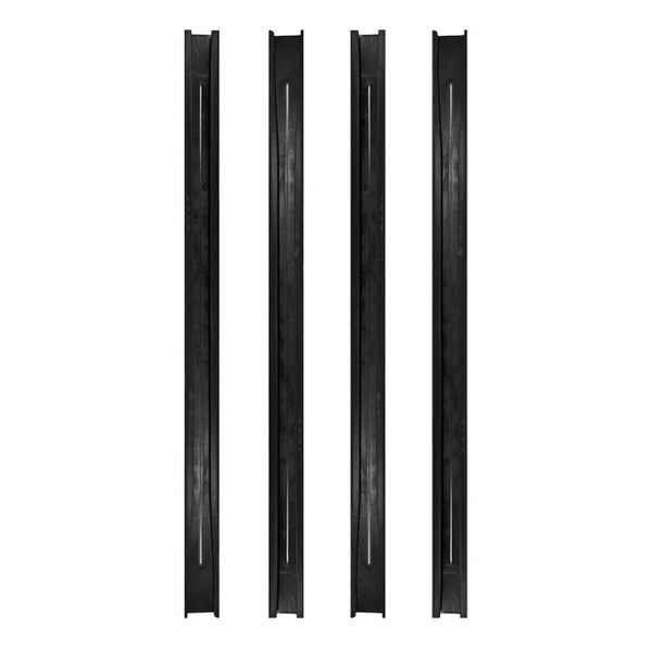 Casquillos de carril de asiento perfil T, 4 piezas