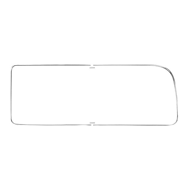 Moldura para ventanilla trasera izquierda 'Deluxe' - (adorno de aluminio)