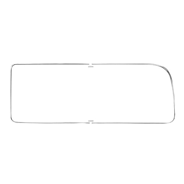 Moldura para ventanilla trasera izquierda 'Deluxe' - (adorno de aluminio)