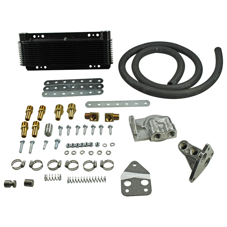 Kit enfriador de aceite con 24 placas, 11 x 28 cm