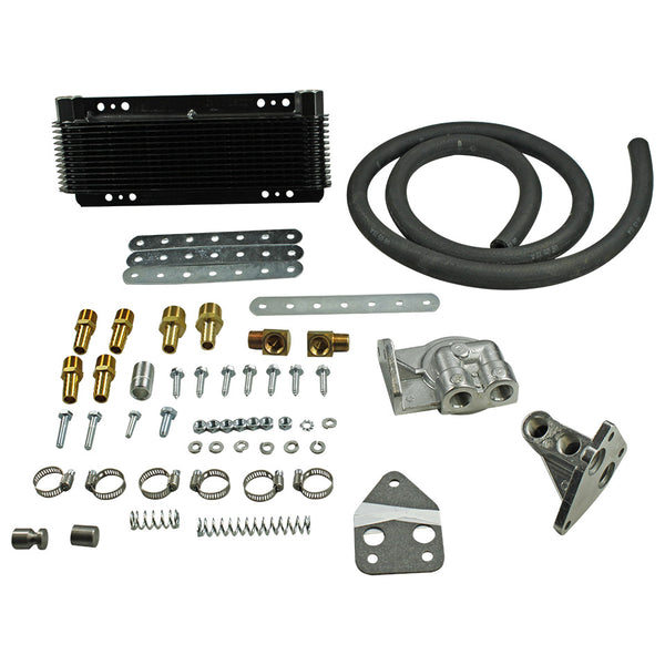 Kit enfriador de aceite con 24 placas, 11 x 28 cm