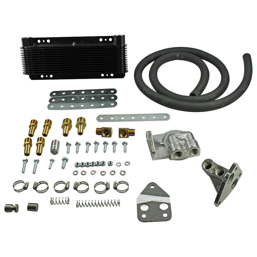 Kit enfriador de aceite con 24 placas, 11 x 28 cm