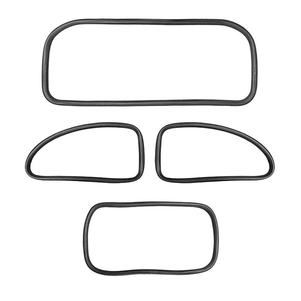 Kit de goma para ventanas 'Deluxe' (borde de plástico)