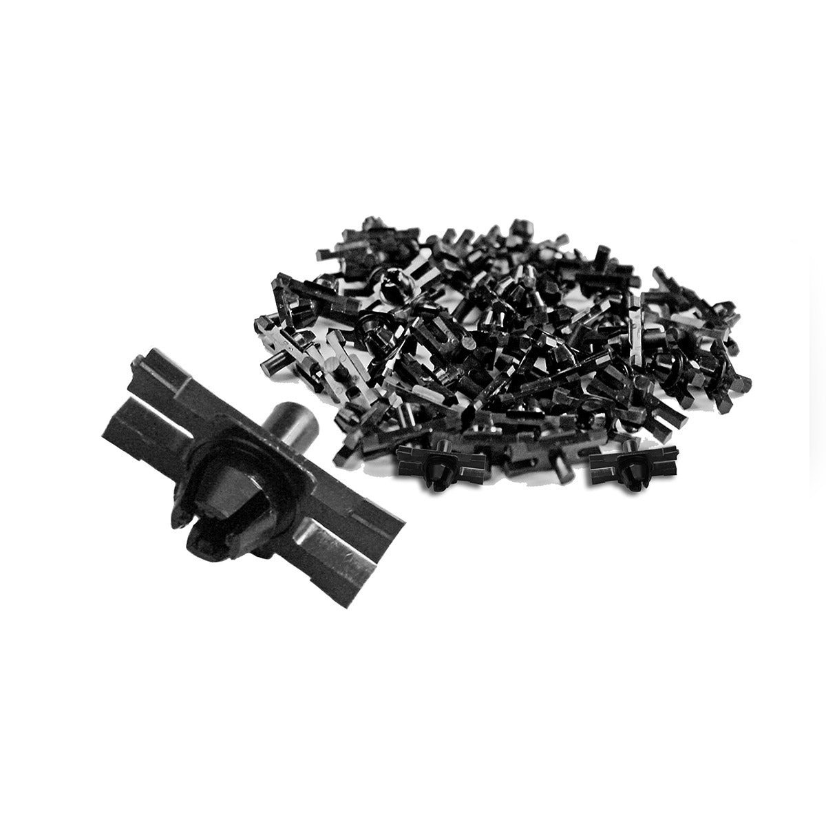 Clips para molduras cromadas