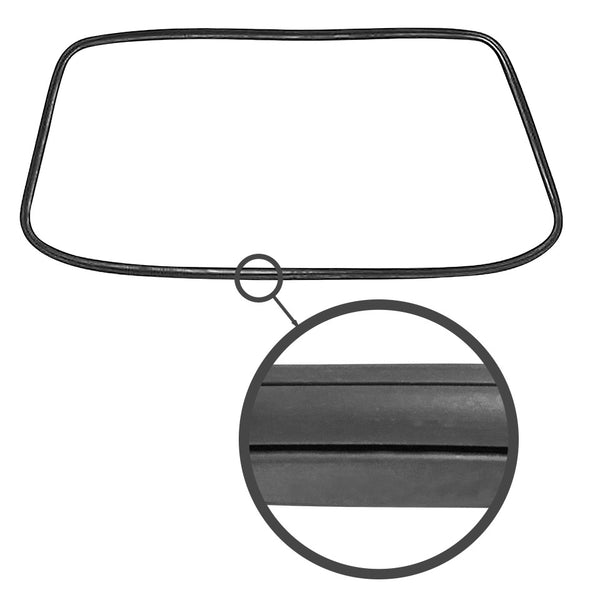 Sello de ventana delantera 'Deluxe' (borde de plástico)