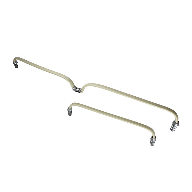 Asidero asiento central 3 plazas (juego) Marfil