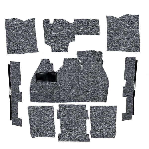 Juego de alfombras Escarabajo gris