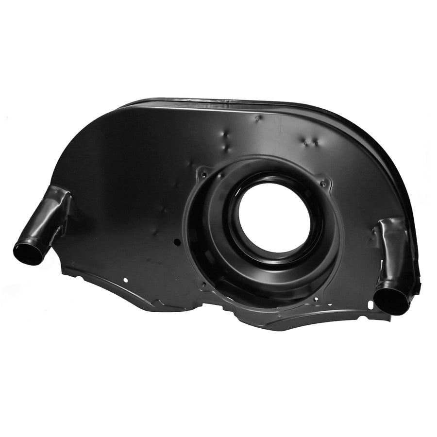 Cubierta de ventilador 'estilo OE', para enfriador de aceite tipo 4, con conductos (negro)