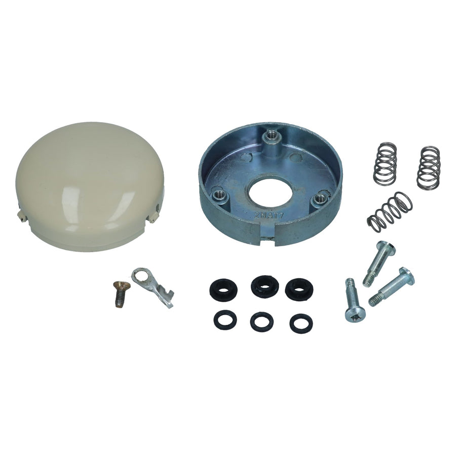 Kit montaje aro claxon + pulsador (marfil)