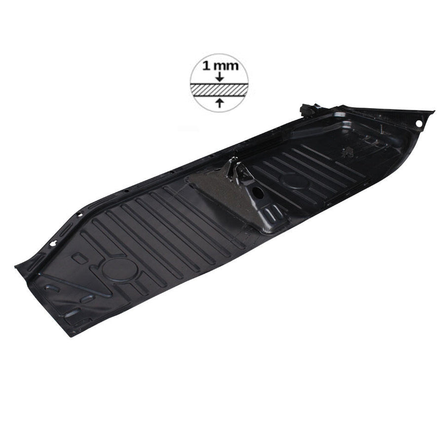 Placa de suelo con joroba de asiento, derecha, 1,00 mm