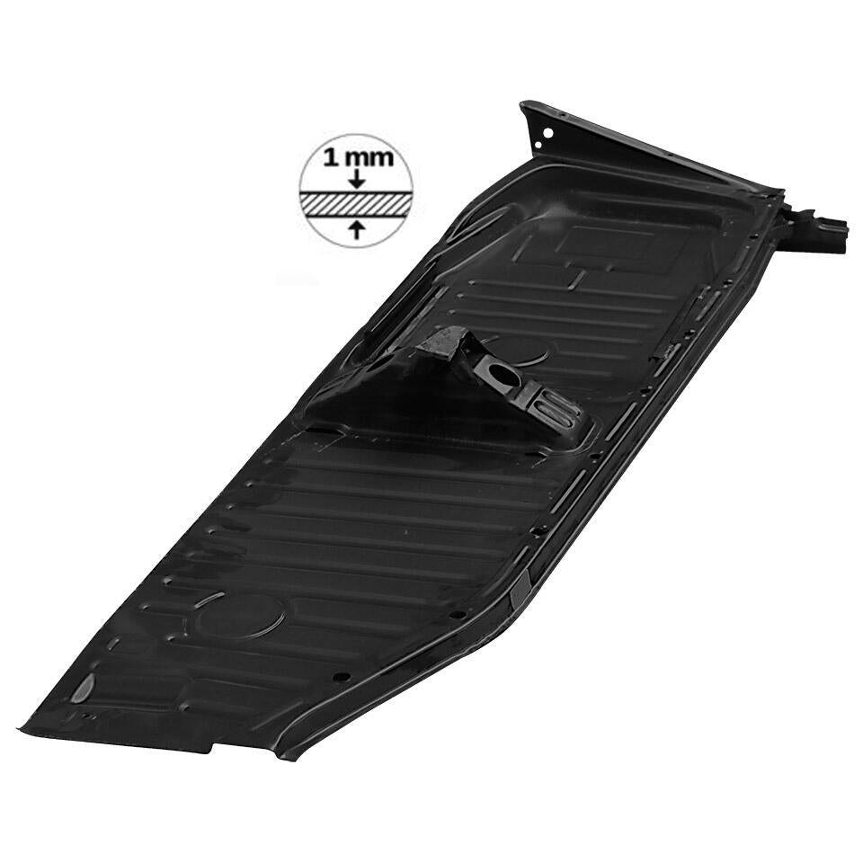 Placa de suelo con joroba de asiento, izquierda, 1,00 mm