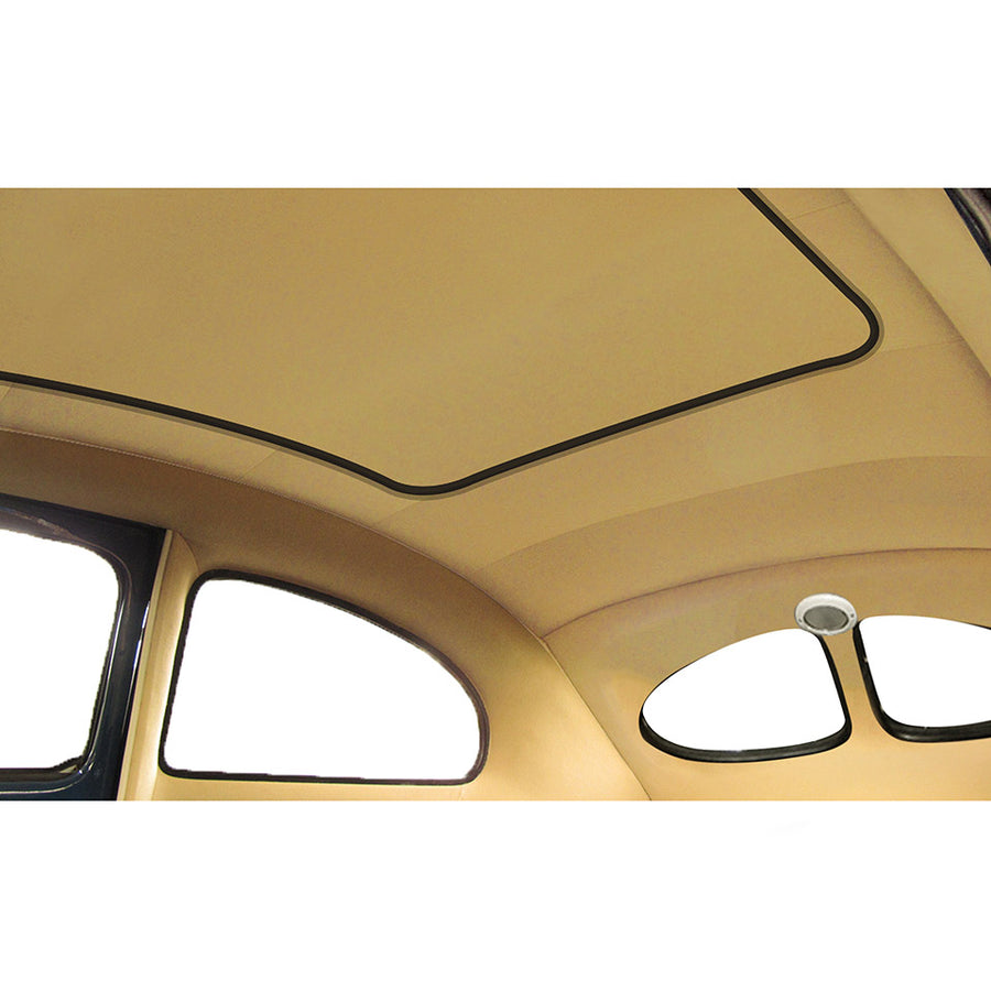 Techo interior beige algodón para techo corredizo