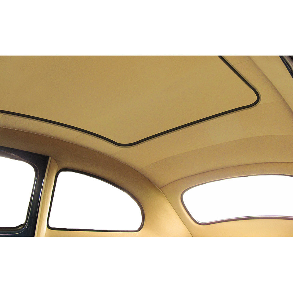 Techo interior beige algodón para techo corredizo