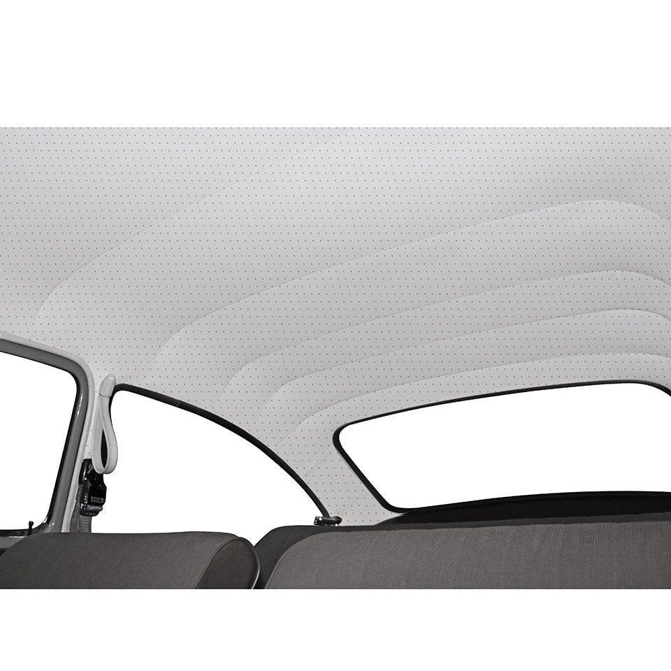 Headlining, perforated vinyl