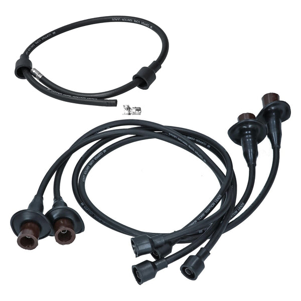 Juego de cables de encendido Tipo 1 cobre - negro, cable distribuidor de 60 cm