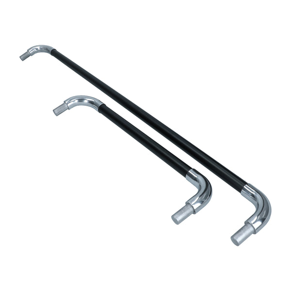 Asidero asiento central, 3 plazas (juego) negro