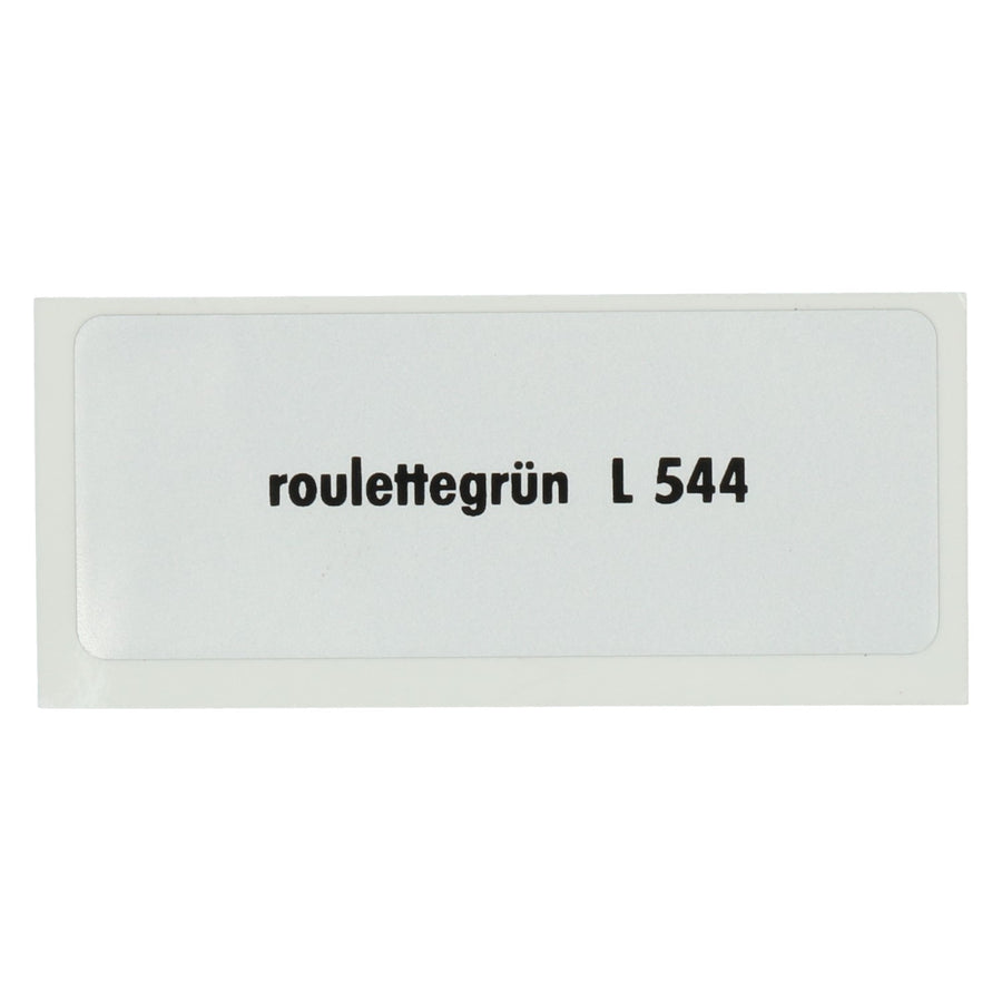 Adhesivo L 544, Ruleta verde
