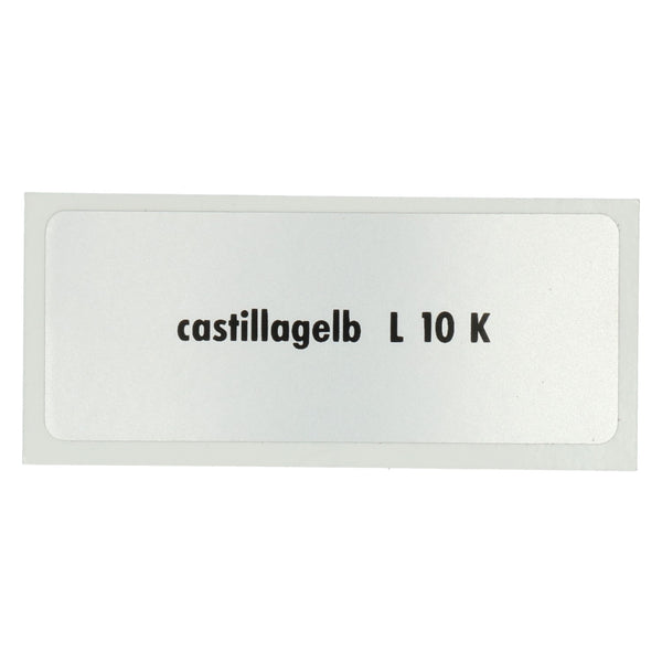Pegatina L 10 K, Amarillo Castellano