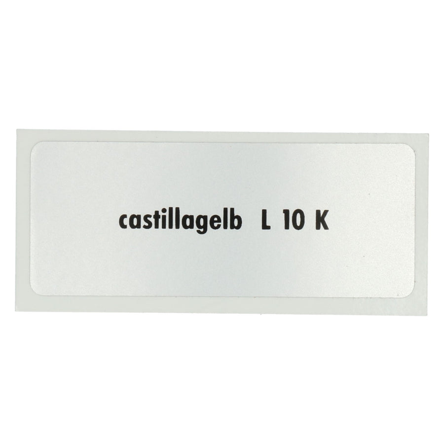 Pegatina L 10 K, Amarillo Castellano