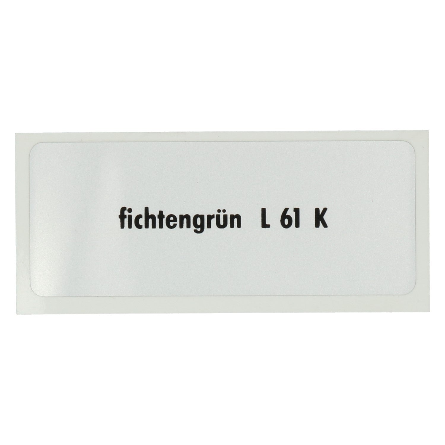 Pegatina L 61 K, Verde pino