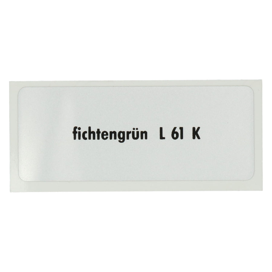Pegatina L 61 K, Verde pino