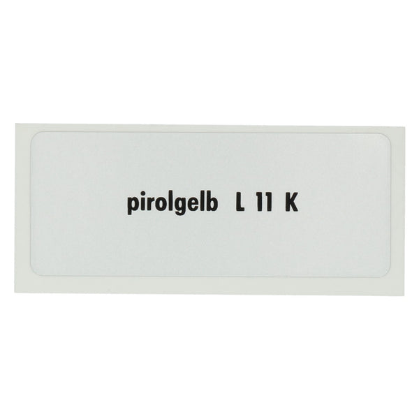 Pegatina L 11 K, oropéndola amarilla