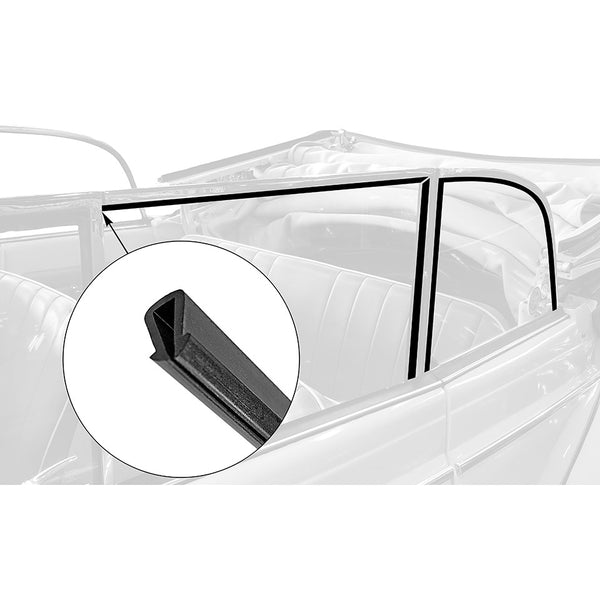 Juntas luna lateral/Marco convertible - kit (delantero+trasero)