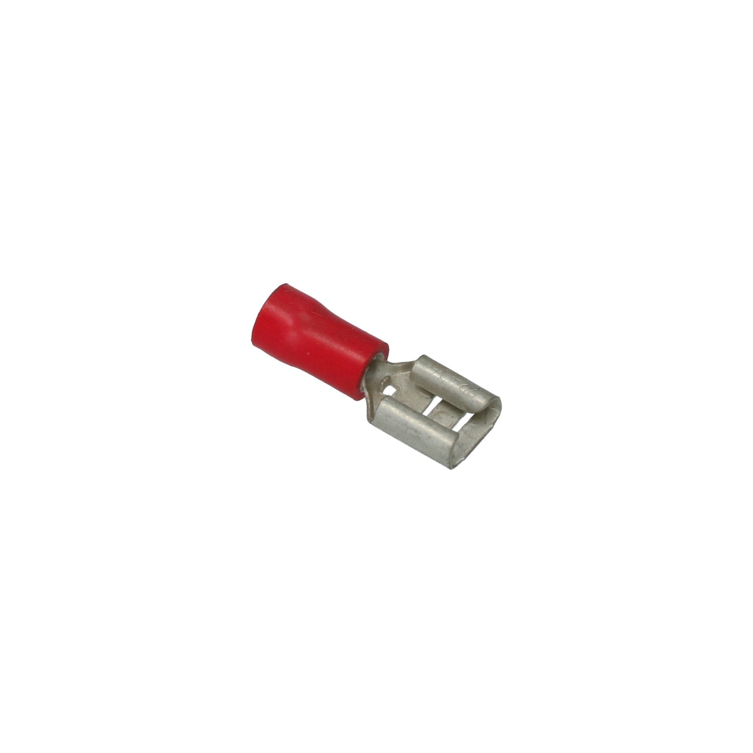 Cable connector red, round 6.3x0.8mm