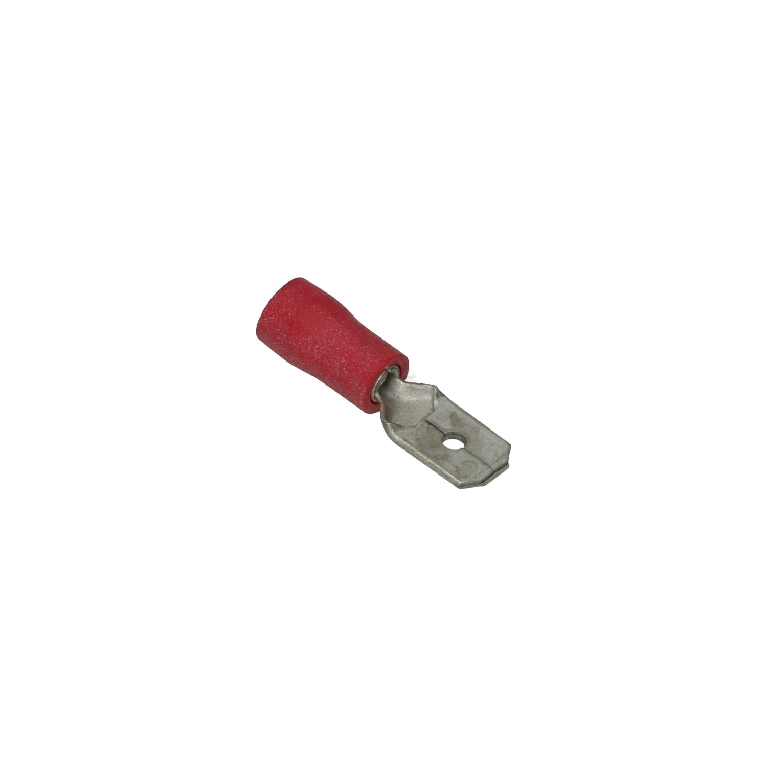 Conector de cable rojo, plano 6,3x0,8mm