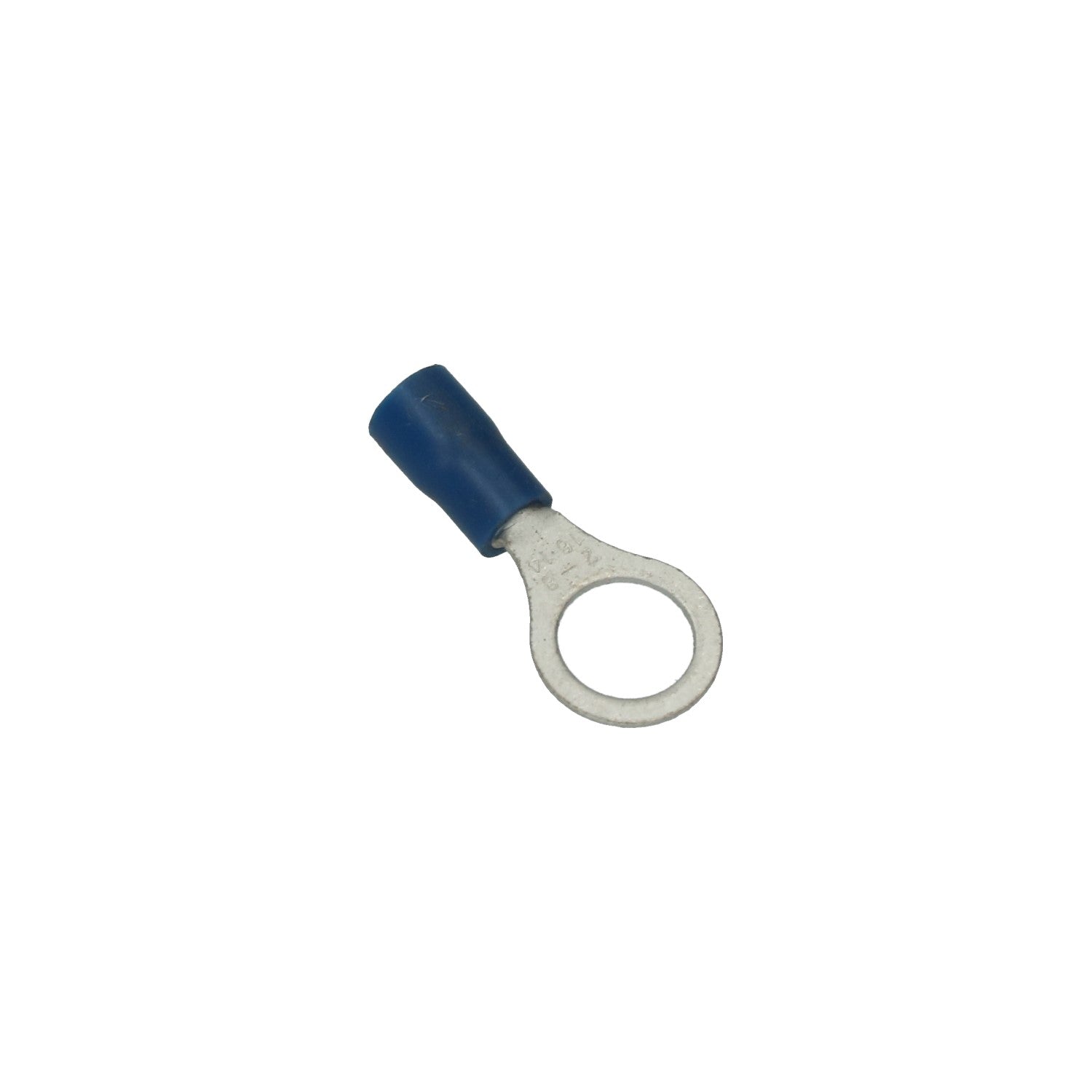 Cable connector blue, round eye 8mm