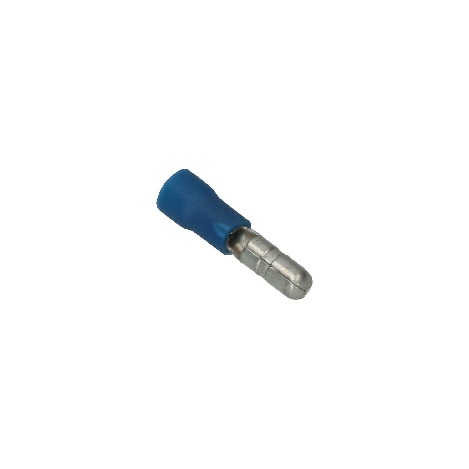 Conector de cable azul, redondo 4mm