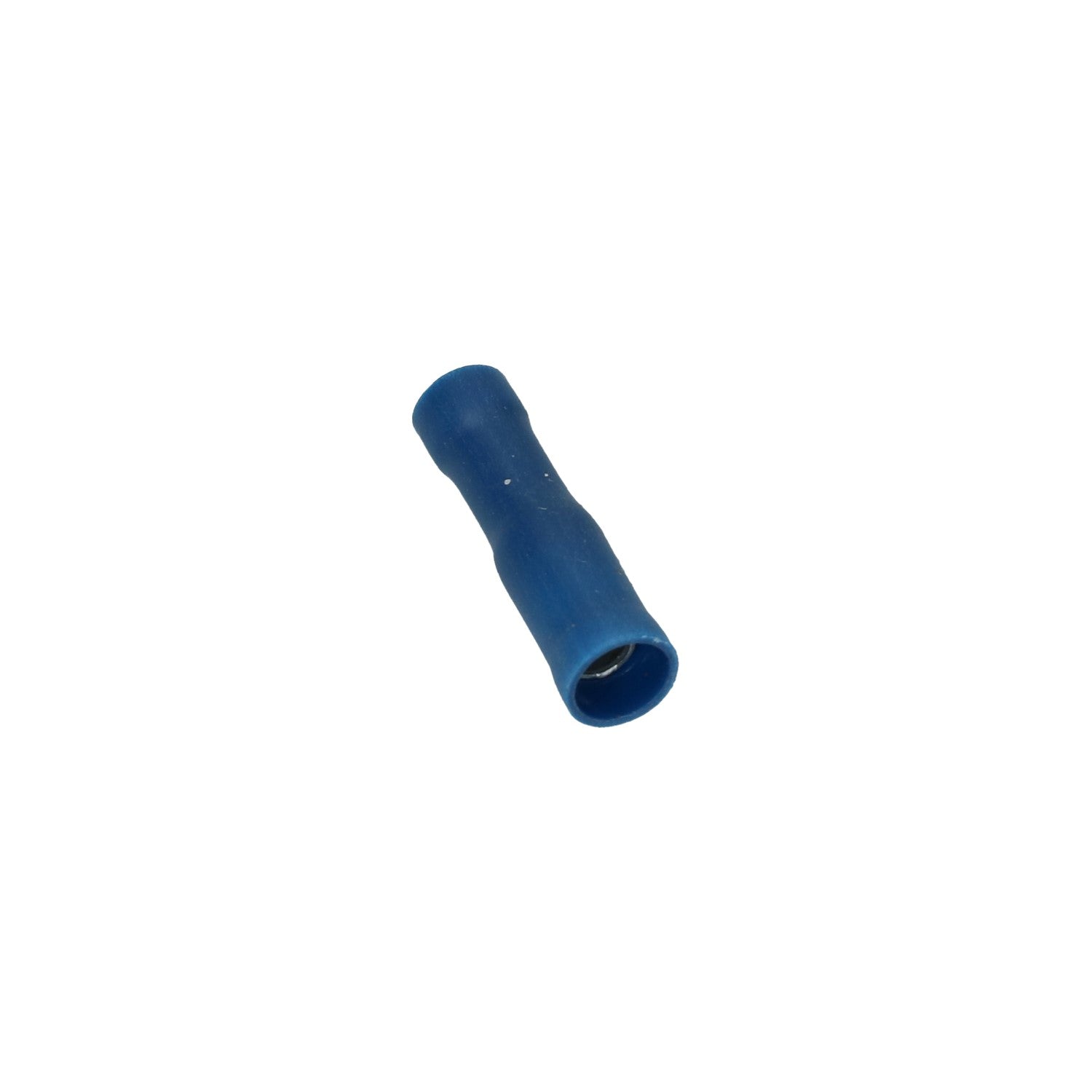 Cable connector blue, round female 4mm