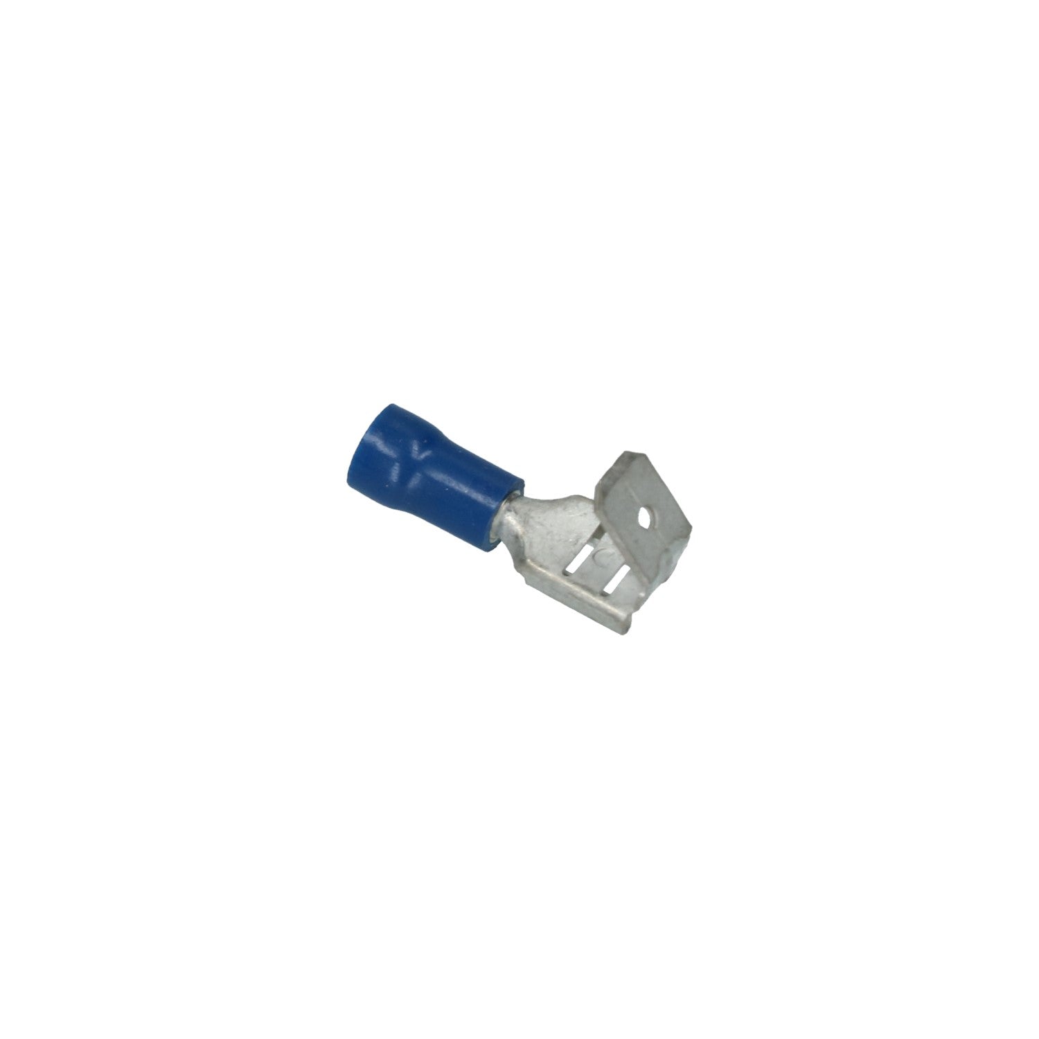 Cable connector blue, flat male/female 6.3x0.8mm