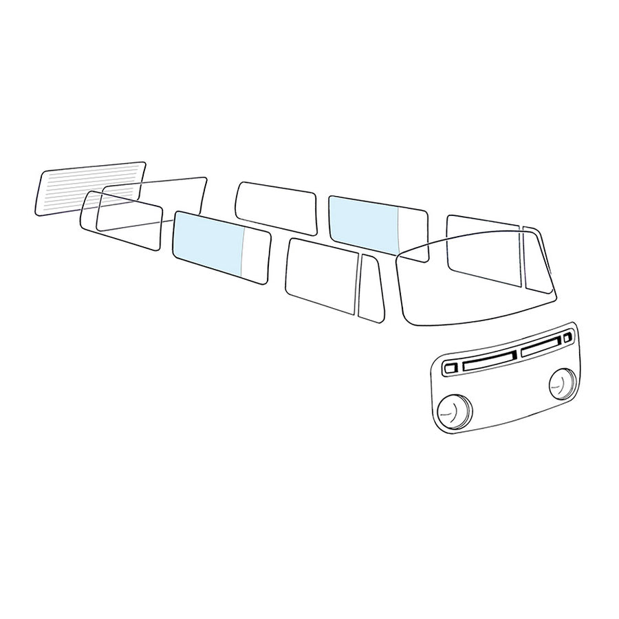 Ventana lateral media 3/4 L/R