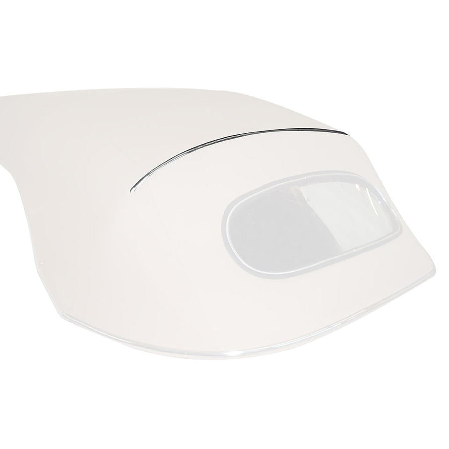 Embellecedor de clavos convertible (acero cromado) encima de la ventana trasera