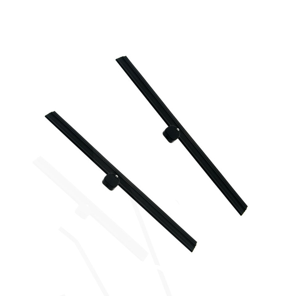 Escobillas de limpiaparabrisas, negras, 245 mm