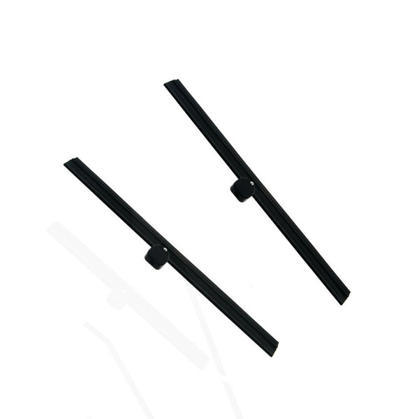 Escobillas de limpiaparabrisas, negras, 245 mm
