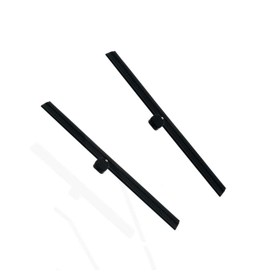 Escobillas de limpiaparabrisas, negras, 245 mm